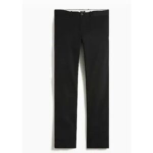 J Crew Pants Mens Black Size 30x30  Flex Chino Straight Fit Cotton Blend H3167